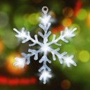 Ablakdísz hókristály LED 30x30 cm hidegfehér