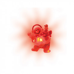 Ablakdísz hóember LED 10x7 cm színváltós