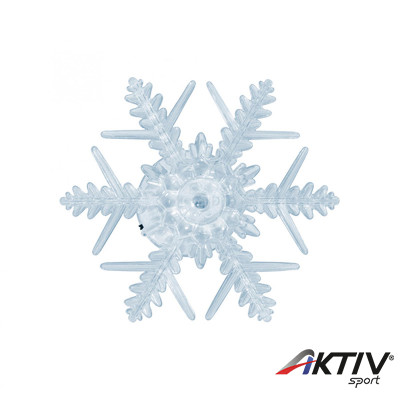 Ablakdísz hókristály LED 10x10 cm hidegfehér