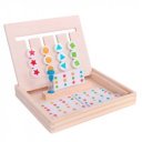 Montessori szín és forma egyező fejtörő