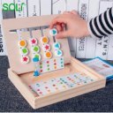 Montessori szín és forma egyező fejtörő