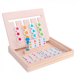 Montessori szín és forma egyező fejtörő