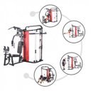 Fitnesz center erőkeret HMS Atlas Atom Smith Premium