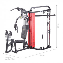 Fitnesz center erőkeret HMS Atlas Atom Smith Premium