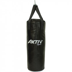 Boxzsák Aktivsport hevederes 80x30 cm fekete Sportszer Aktivsport