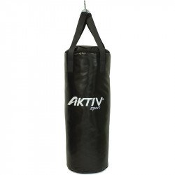 Boxzsák Aktivsport hevederes 80x30 cm fekete Sportszer Aktivsport