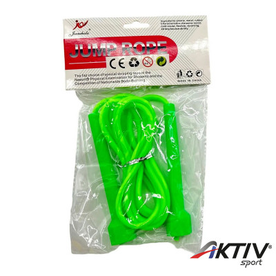 Ugrálókötél műanyag 2,55 m zöld