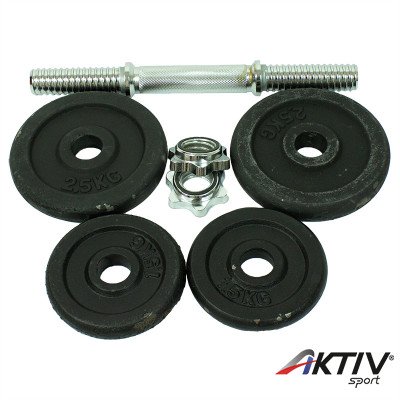 Szépséghibás súlyzó készlet Aktivsport 10 kg