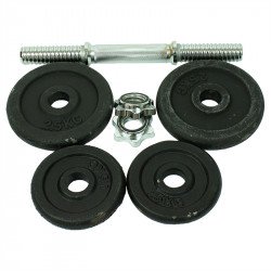 Szépséghibás súlyzó készlet Aktivsport 10 kg Fitness Aktivsport