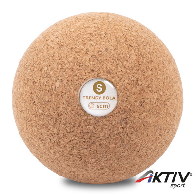 Masszázs labda Trendy Bola parafa 6 cm