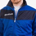 Melegítő szett cipzáras Givova Visa királykék-tengerkék