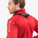 Melegítő szett cipzáras Givova Visa piros-fekete