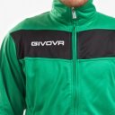 Melegítő szett cipzáras Givova Visa zöld-fekete