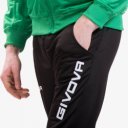 Melegítő szett cipzáras Givova Visa zöld-fekete