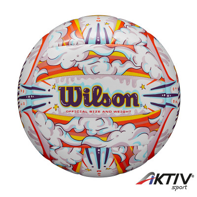 Strandröplabda Wilson Graffiti Peace fehér-narancs