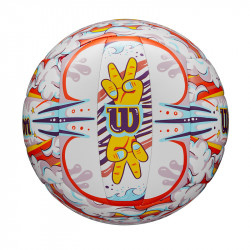 Strandröplabda Wilson Graffiti Peace fehér-narancs