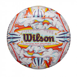 Strandröplabda Wilson Graffiti Peace fehér-narancs Sportszer Wilson