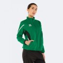 Melegítő szett női cipzáras Errea Cristine & Valery zöld-fekete-fehér