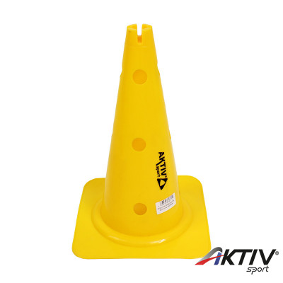 Szépséghibás labdarúgó bója Aktivsport 38 cm sárga