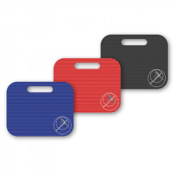 Szépséghibás mini fitnesz szőnyeg füles Trendy 35x30x1,5 cm fekete