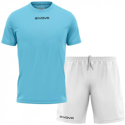 Futball mez szett Givova One&One égkék Labdarúgó mezek Givova