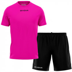 Futball mez szett Givova One&One fukszia Labdarúgó mezek Givova