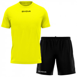 Futball mez szett Givova One&One UV sárga Labdarúgó mezek Givova