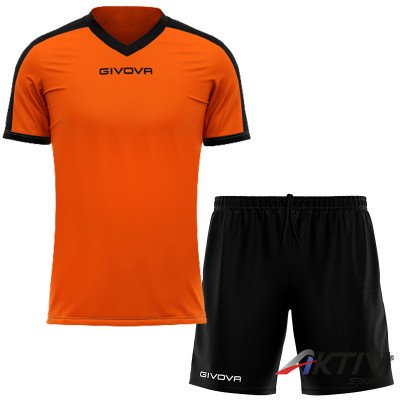 Futball mez szett Givova Revolution&One narancssárga-fekete