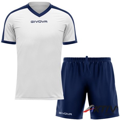 Futball mez szett Givova Revolution&One fehér-tengerkék