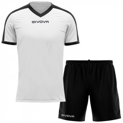 Futball mez szett Givova Revolution&One fehér-fekete Labdarúgó mezek Givova