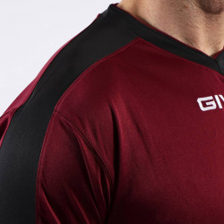Futball mez szett Givova Revolution&One burgundivörös-fekete