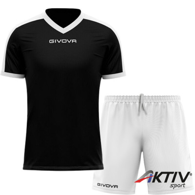 Futball mez szett Givova Revolution&One fekete-fehér