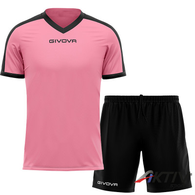 Futball mez szett Givova Revolution&One rózsaszín-fekete