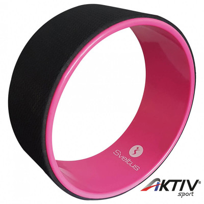 Jóga kerék Sveltus 33 cm rózsaszín