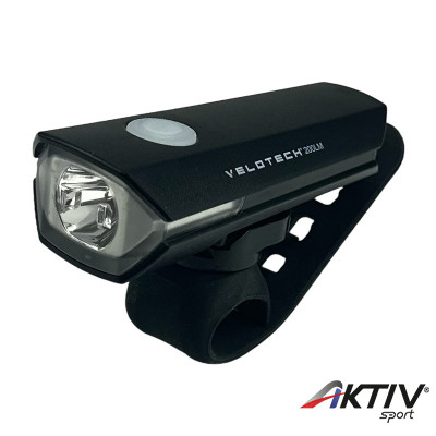 Lámpa első Velotech 200 lumen