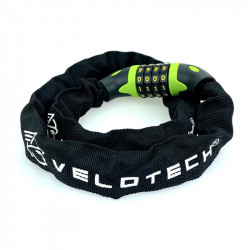Lakat számzáras Velotech láncos 6x900 mm