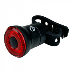 Lámpa hátsó villogó Velotech piros kerek LED Sportszer Velotech