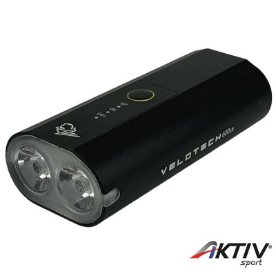 Lámpa első Velotech Pro 600L akkumulátoros