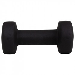 Súlyzó neoprén Aktivsport 4 kg fekete