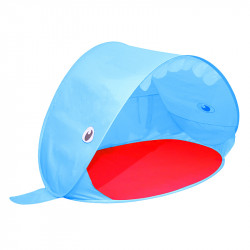 Strandsátor cápás UV szűrős 154x102x67 cm Játék Regio