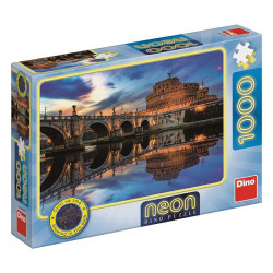 Puzzle neon 1000 db Angyalvár Puzzle Dino