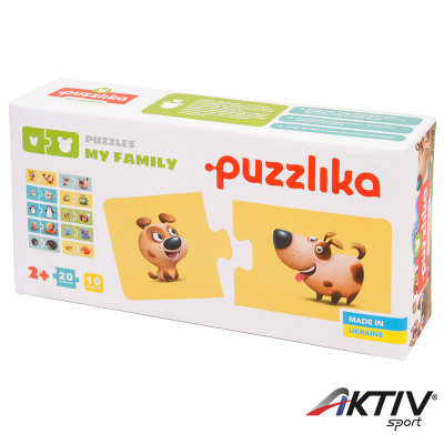 Puzzle XXL Cubika Állatcsalád 20 db-os