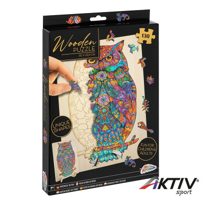 Puzzle fa Grafix Bagoly 130 db kerettel