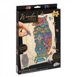 Puzzle fa Grafix Bagoly 130 db kerettel BLACK WEEK