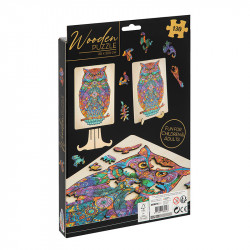 Puzzle fa Grafix Bagoly 130 db kerettel