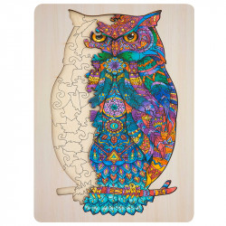 Puzzle fa Grafix Bagoly 130 db kerettel