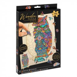 Puzzle fa Grafix Bagoly 130 db kerettel BLACK WEEK