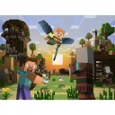 Puzzle Ravensburger 4x100 db Minecraft