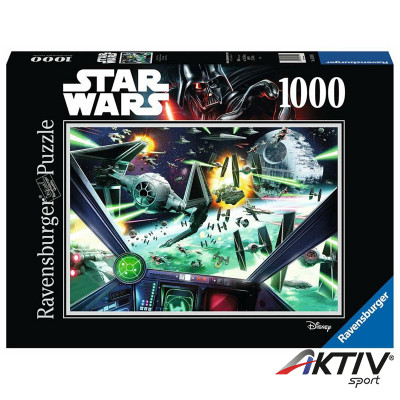 Puzzle Ravensburger 1000 db Star Wars X-wing cockpit