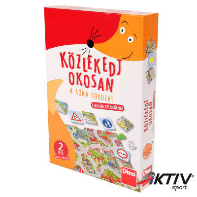 Közlekedj okosan oktató játék róka sorozat